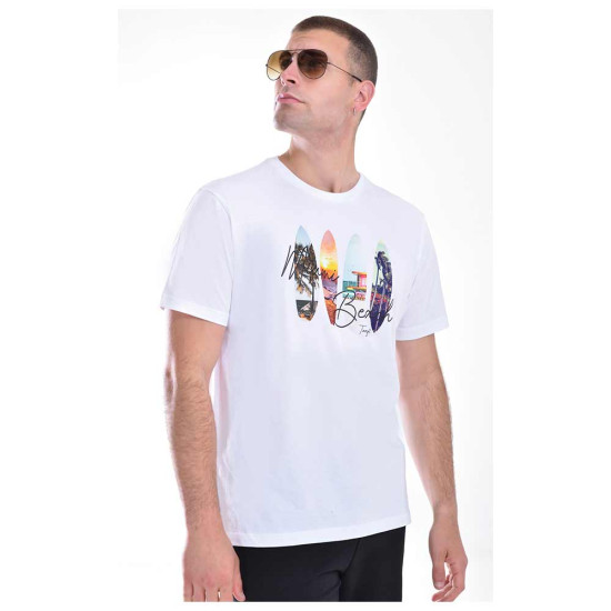 Target Ανδρική κοντομάνικη μπλούζα Single Jersey T-Shirt "Surf" Target Ανδρική κοντομάνικη μπλούζα Single Jersey T-Shirt "Surf"